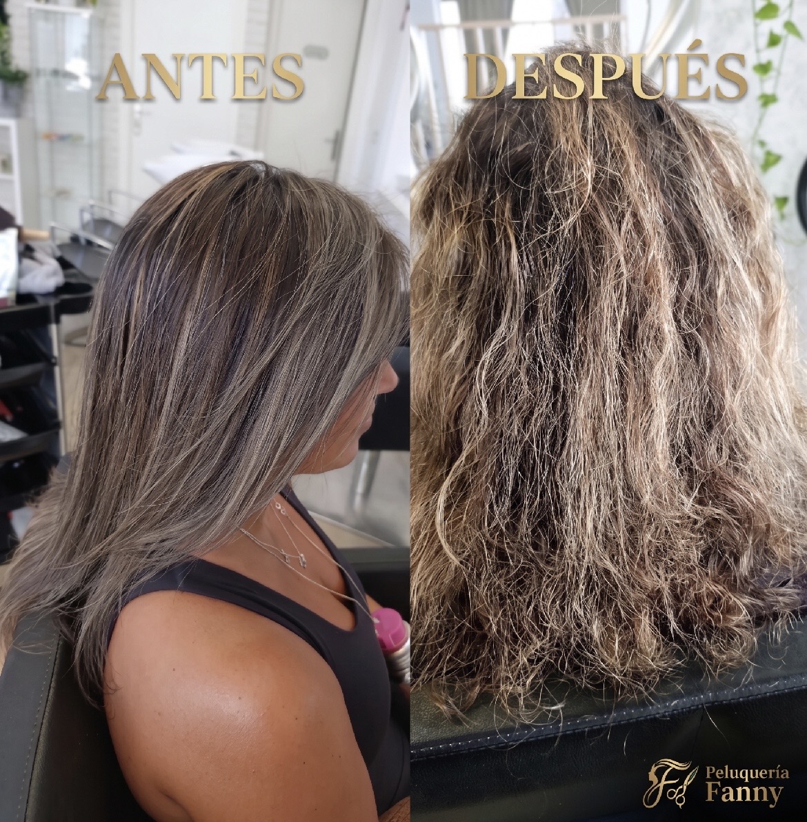 Mechas frías + tratamiento de hidratación